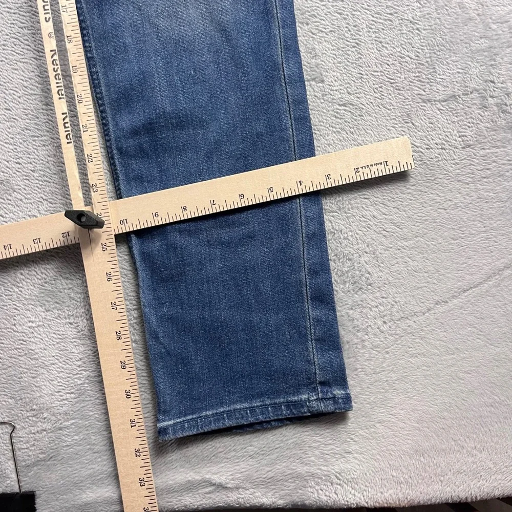 Banana Republic Travel Slim Jeans Mens 34x32 Medium Wash Blue Denim Pants New